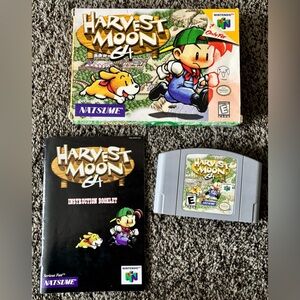 Harvest Moon 64 Game CIB